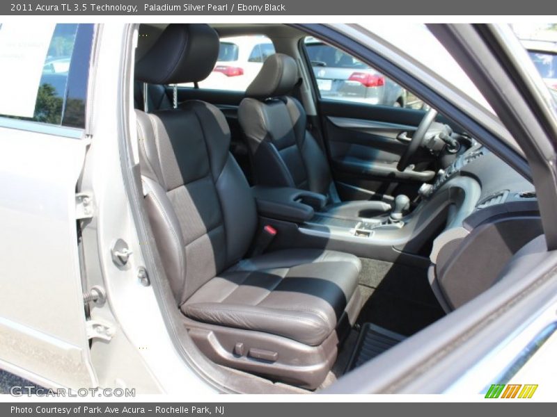 Paladium Silver Pearl / Ebony Black 2011 Acura TL 3.5 Technology