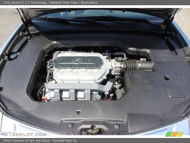 Paladium Silver Pearl / Ebony Black 2011 Acura TL 3.5 Technology