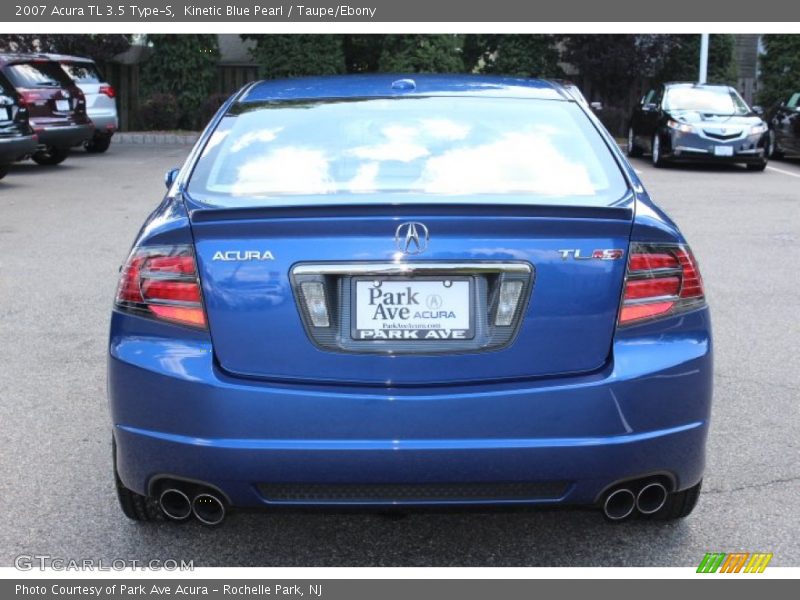 Kinetic Blue Pearl / Taupe/Ebony 2007 Acura TL 3.5 Type-S