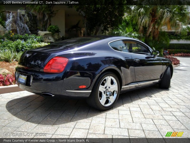 Dark Sapphire / Saffron 2005 Bentley Continental GT