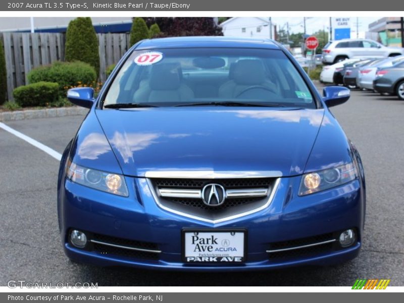 Kinetic Blue Pearl / Taupe/Ebony 2007 Acura TL 3.5 Type-S