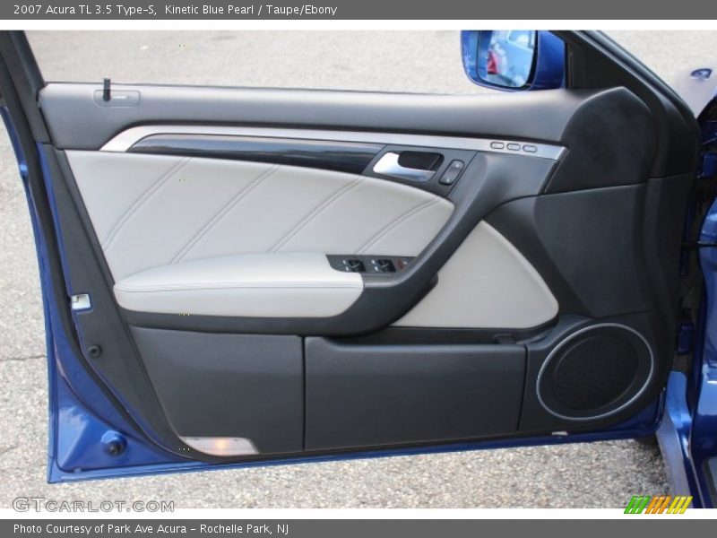 Kinetic Blue Pearl / Taupe/Ebony 2007 Acura TL 3.5 Type-S
