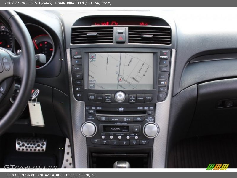 Kinetic Blue Pearl / Taupe/Ebony 2007 Acura TL 3.5 Type-S