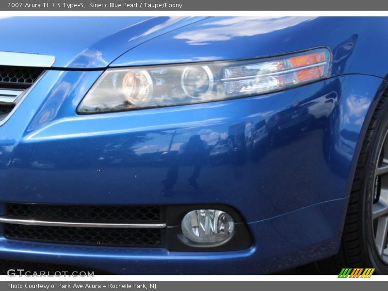 Kinetic Blue Pearl / Taupe/Ebony 2007 Acura TL 3.5 Type-S