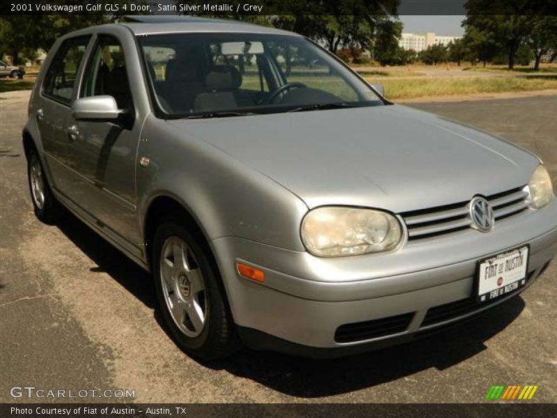 Satin Silver Metallic / Grey 2001 Volkswagen Golf GLS 4 Door