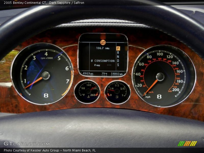  2005 Continental GT   Gauges
