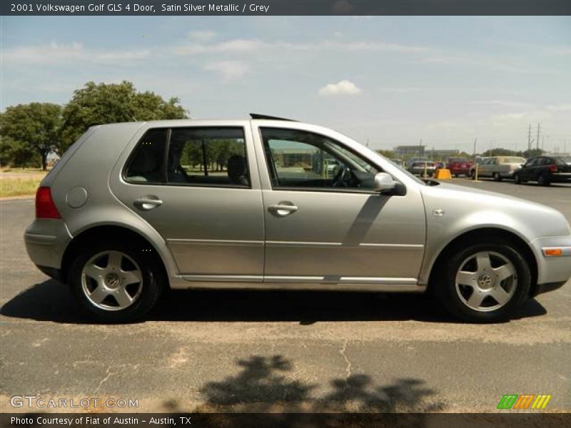 Satin Silver Metallic / Grey 2001 Volkswagen Golf GLS 4 Door