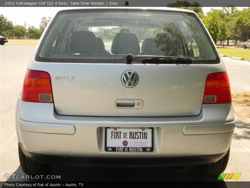 Satin Silver Metallic / Grey 2001 Volkswagen Golf GLS 4 Door