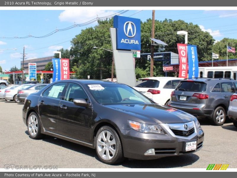 Grigio Metallic / Ebony 2010 Acura RL Technology