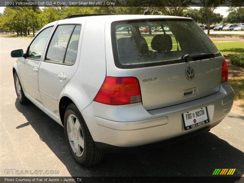 Satin Silver Metallic / Grey 2001 Volkswagen Golf GLS 4 Door