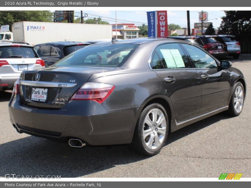 Grigio Metallic / Ebony 2010 Acura RL Technology
