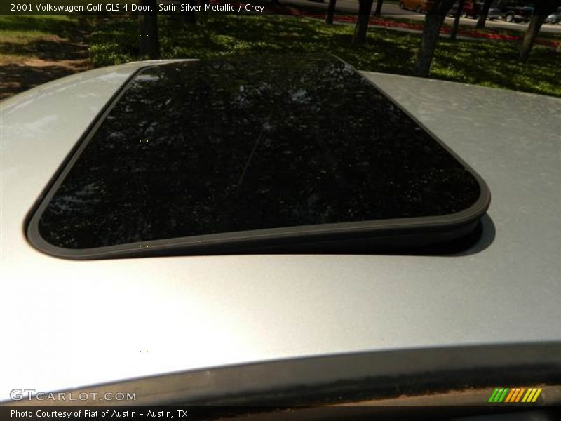 Satin Silver Metallic / Grey 2001 Volkswagen Golf GLS 4 Door