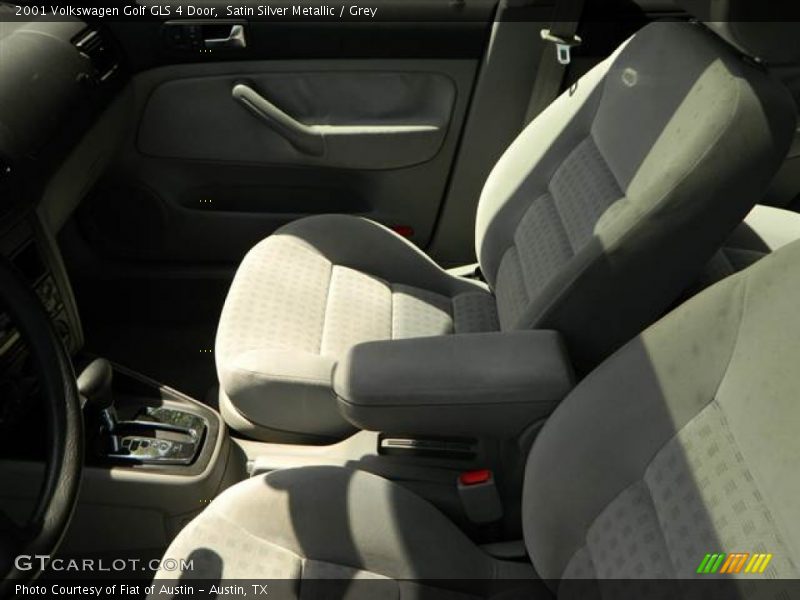 Satin Silver Metallic / Grey 2001 Volkswagen Golf GLS 4 Door