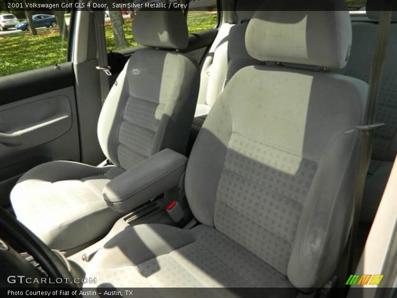 Satin Silver Metallic / Grey 2001 Volkswagen Golf GLS 4 Door