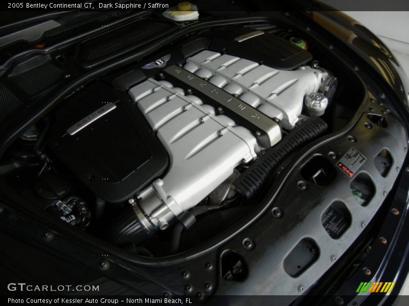  2005 Continental GT  Engine - 6.0L Twin-Turbocharged DOHC 48V VVT W12