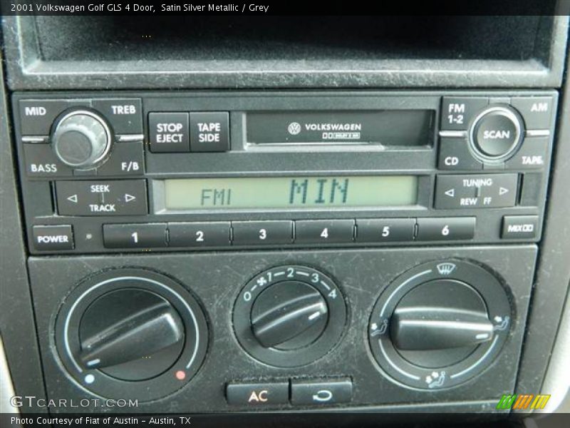 Satin Silver Metallic / Grey 2001 Volkswagen Golf GLS 4 Door