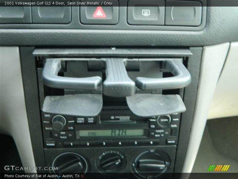 Satin Silver Metallic / Grey 2001 Volkswagen Golf GLS 4 Door
