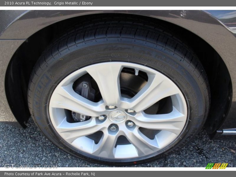 Grigio Metallic / Ebony 2010 Acura RL Technology