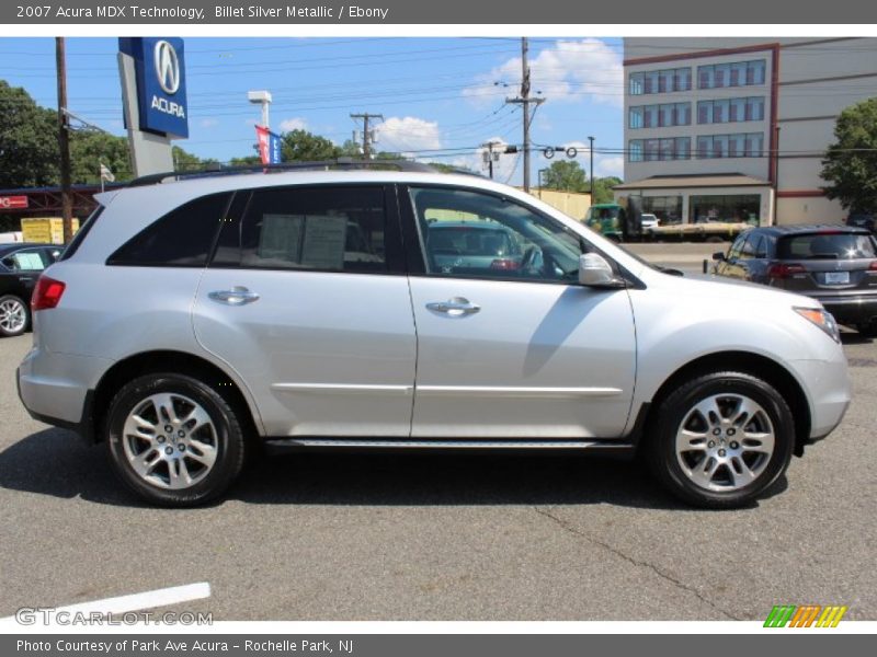 Billet Silver Metallic / Ebony 2007 Acura MDX Technology
