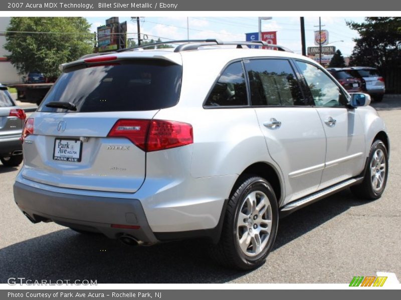 Billet Silver Metallic / Ebony 2007 Acura MDX Technology
