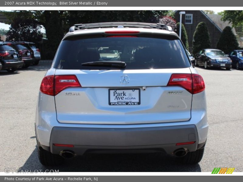 Billet Silver Metallic / Ebony 2007 Acura MDX Technology