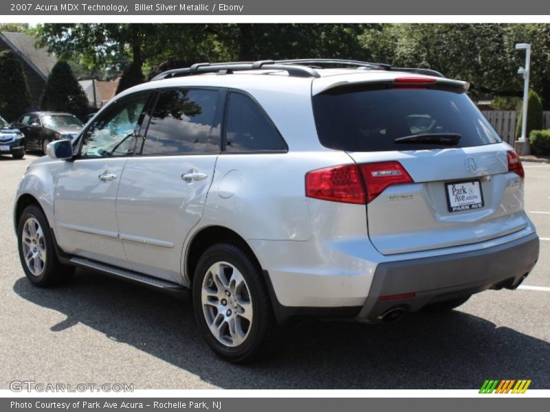 Billet Silver Metallic / Ebony 2007 Acura MDX Technology