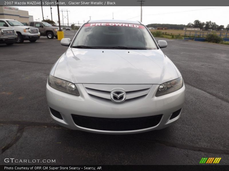 Glacier Silver Metallic / Black 2007 Mazda MAZDA6 s Sport Sedan