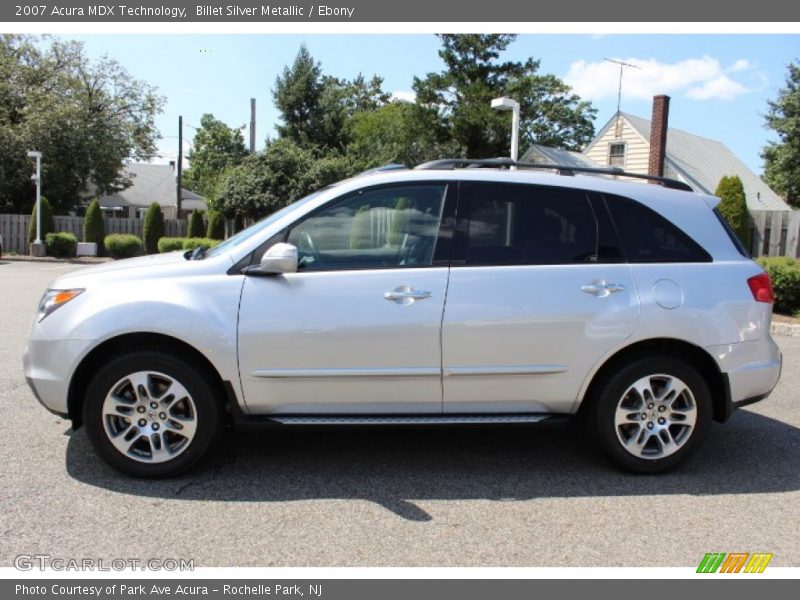 Billet Silver Metallic / Ebony 2007 Acura MDX Technology