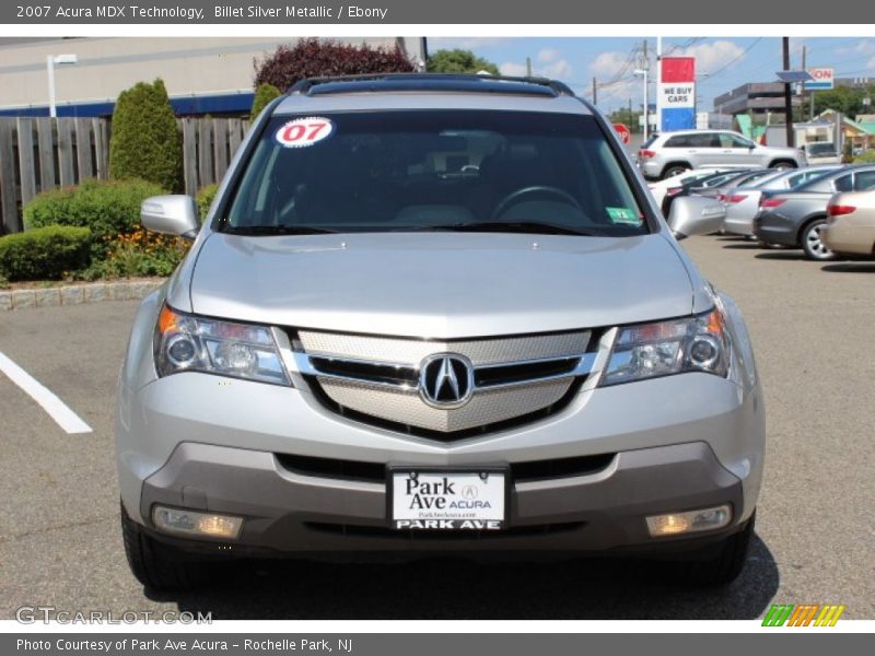 Billet Silver Metallic / Ebony 2007 Acura MDX Technology