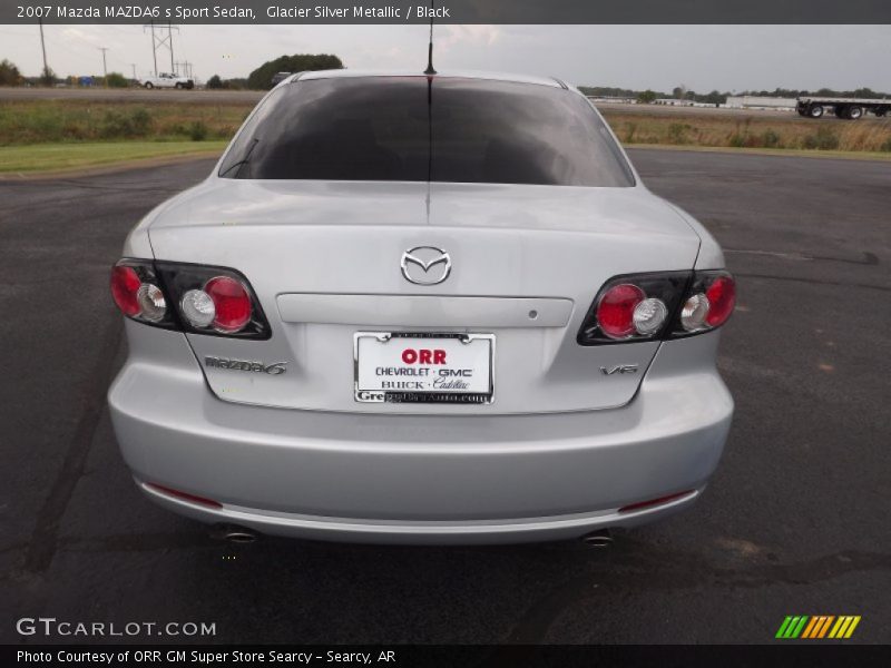 Glacier Silver Metallic / Black 2007 Mazda MAZDA6 s Sport Sedan