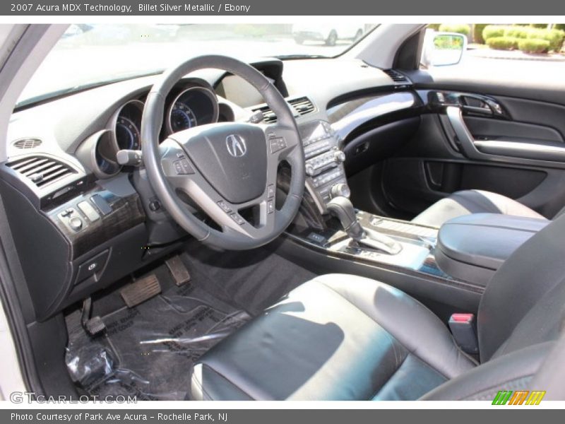 Billet Silver Metallic / Ebony 2007 Acura MDX Technology