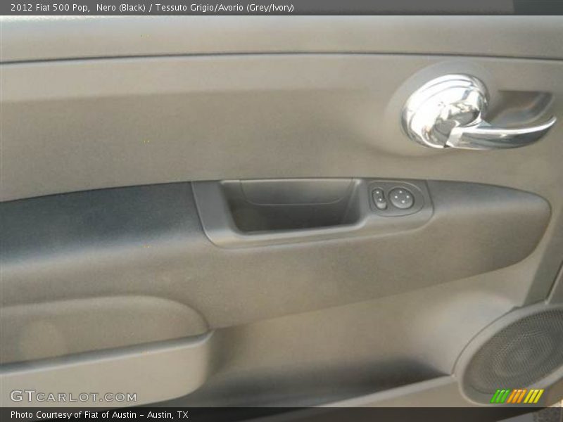Nero (Black) / Tessuto Grigio/Avorio (Grey/Ivory) 2012 Fiat 500 Pop