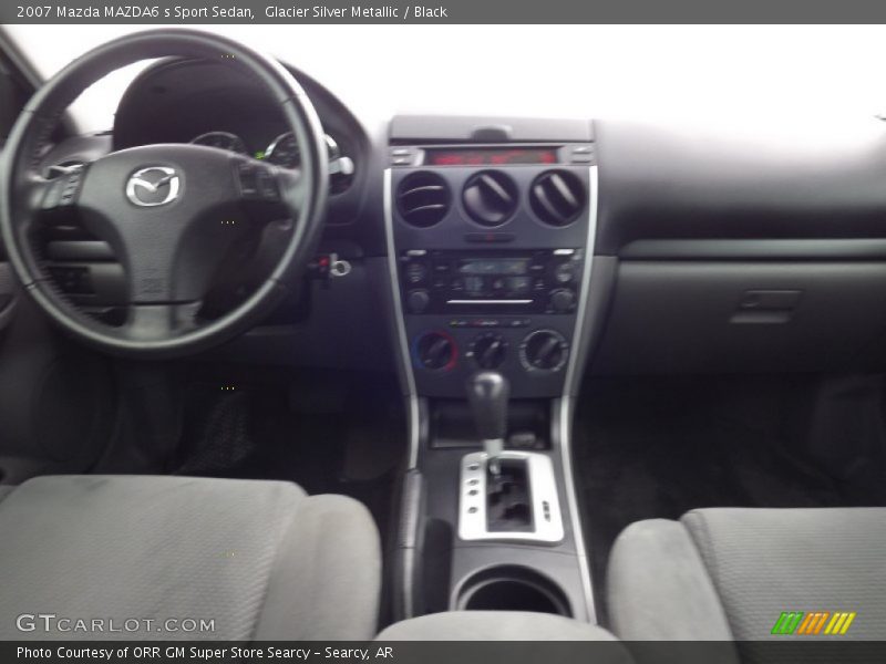Glacier Silver Metallic / Black 2007 Mazda MAZDA6 s Sport Sedan