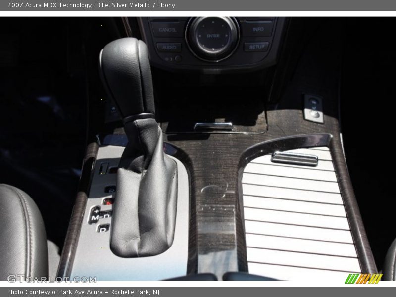 Billet Silver Metallic / Ebony 2007 Acura MDX Technology