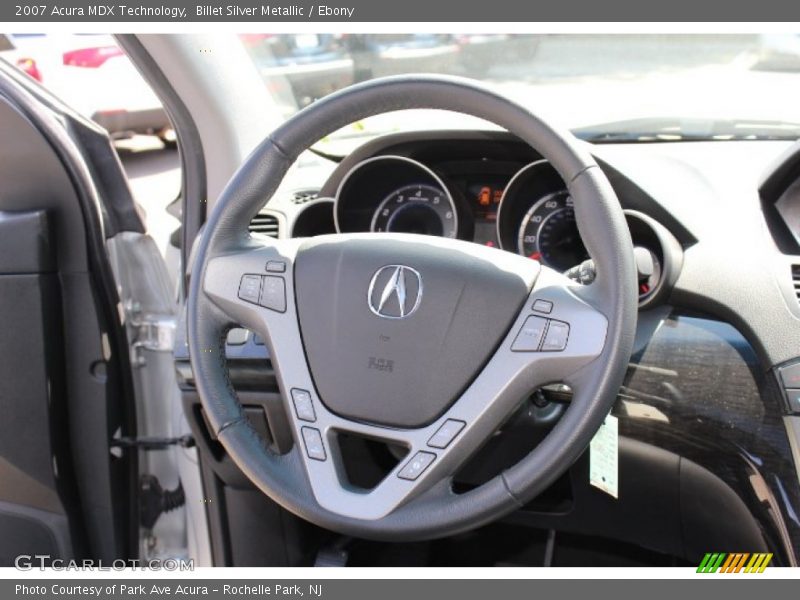Billet Silver Metallic / Ebony 2007 Acura MDX Technology