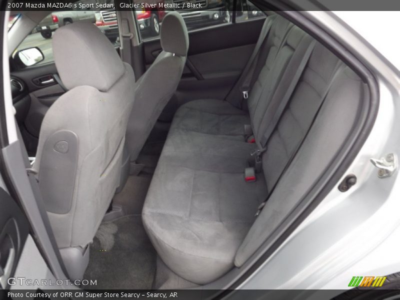 Glacier Silver Metallic / Black 2007 Mazda MAZDA6 s Sport Sedan