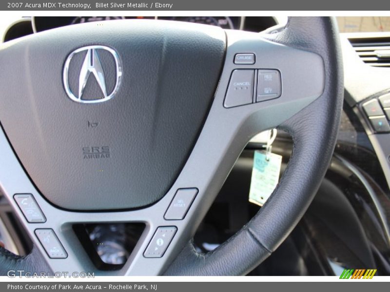 Billet Silver Metallic / Ebony 2007 Acura MDX Technology