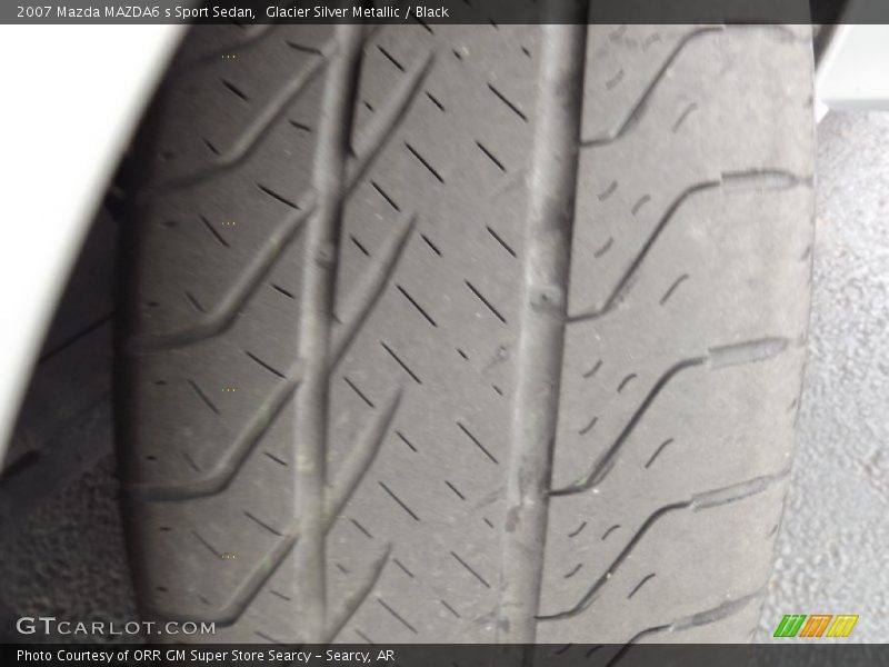 Glacier Silver Metallic / Black 2007 Mazda MAZDA6 s Sport Sedan