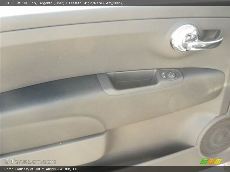 Argento (Silver) / Tessuto Grigio/Nero (Grey/Black) 2012 Fiat 500 Pop