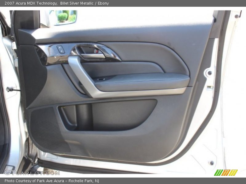 Billet Silver Metallic / Ebony 2007 Acura MDX Technology