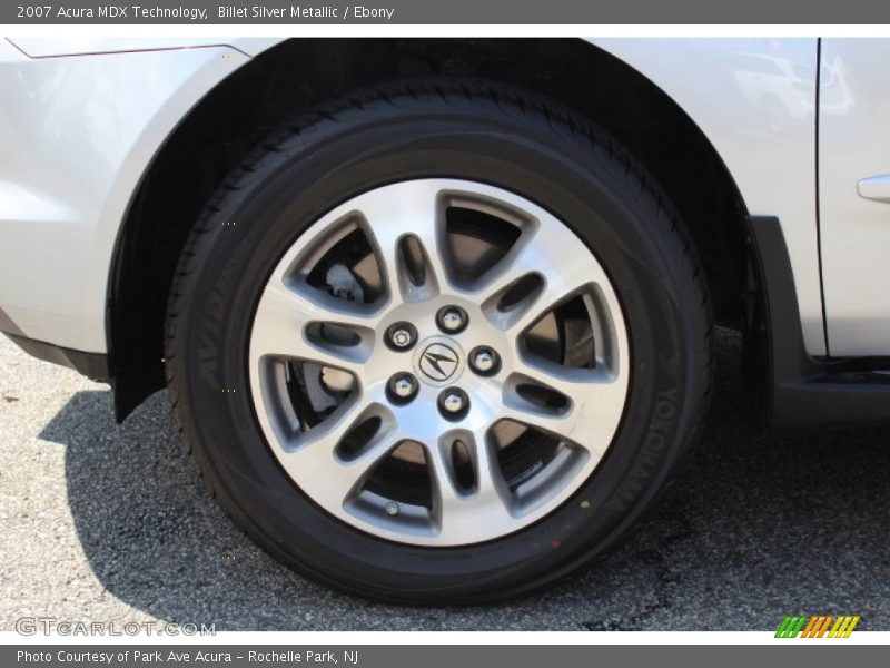Billet Silver Metallic / Ebony 2007 Acura MDX Technology