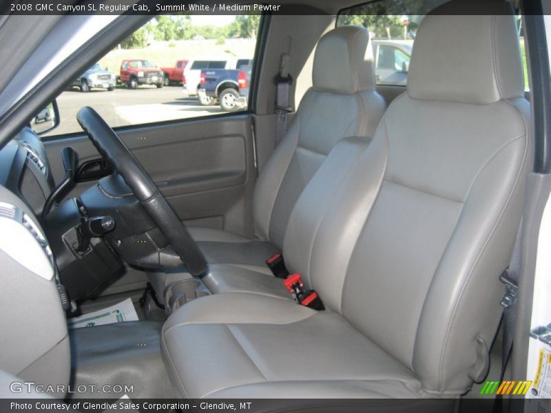 Summit White / Medium Pewter 2008 GMC Canyon SL Regular Cab