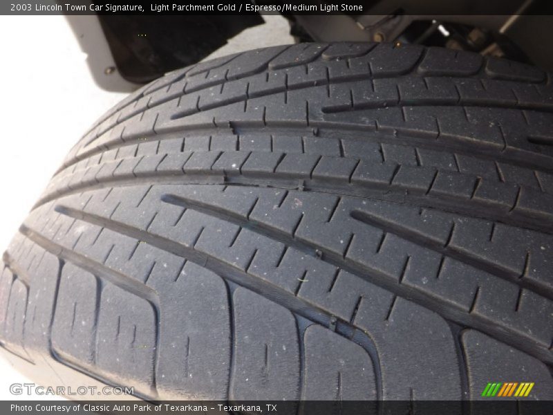 Light Parchment Gold / Espresso/Medium Light Stone 2003 Lincoln Town Car Signature