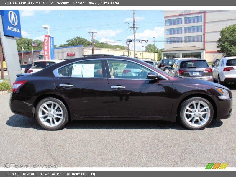 Crimson Black / Caffe Latte 2010 Nissan Maxima 3.5 SV Premium