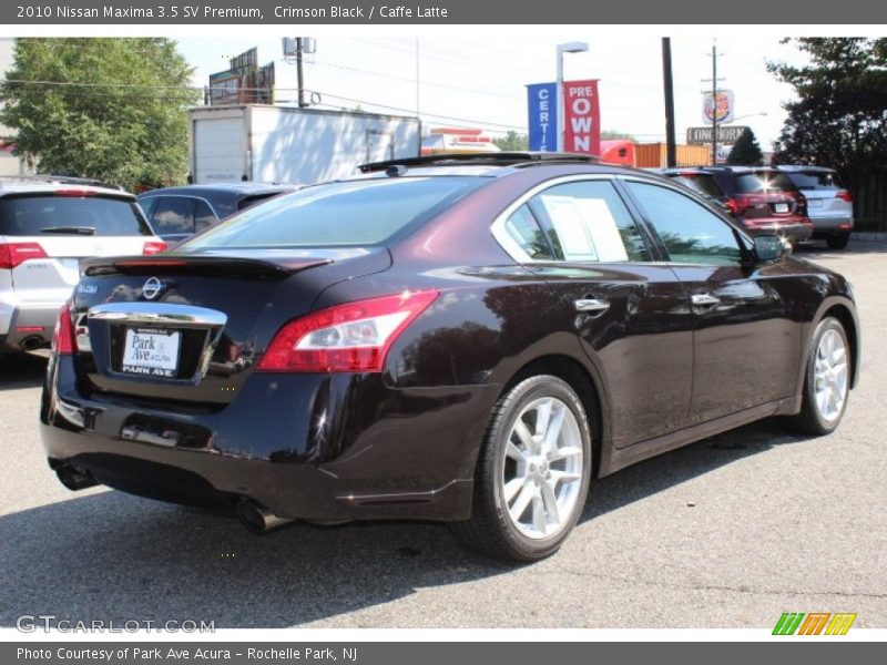 Crimson Black / Caffe Latte 2010 Nissan Maxima 3.5 SV Premium