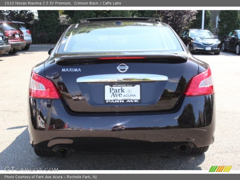 Crimson Black / Caffe Latte 2010 Nissan Maxima 3.5 SV Premium