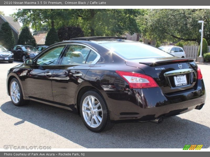Crimson Black / Caffe Latte 2010 Nissan Maxima 3.5 SV Premium