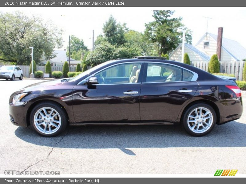 Crimson Black / Caffe Latte 2010 Nissan Maxima 3.5 SV Premium