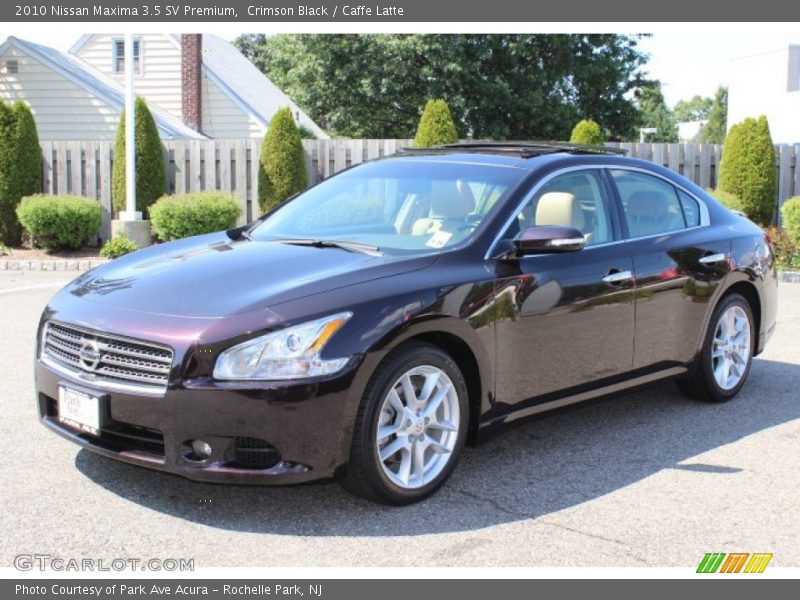 Crimson Black / Caffe Latte 2010 Nissan Maxima 3.5 SV Premium
