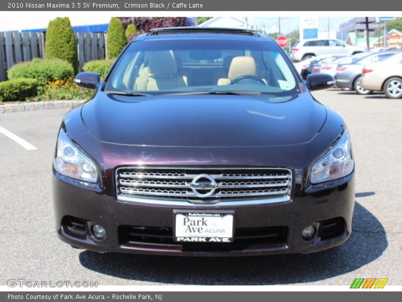 Crimson Black / Caffe Latte 2010 Nissan Maxima 3.5 SV Premium